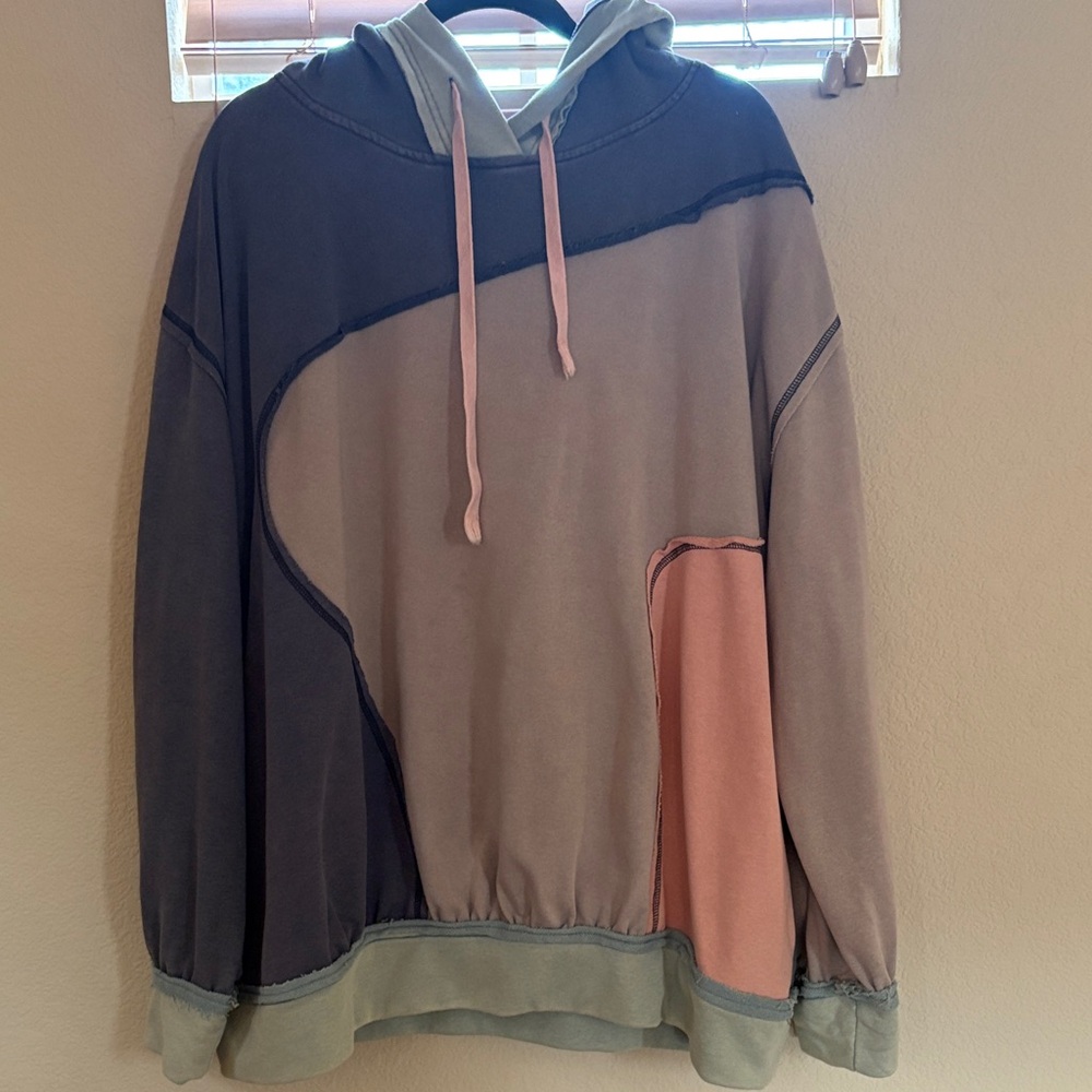 Oli & Hali Multicolor Patchwork Hoodie